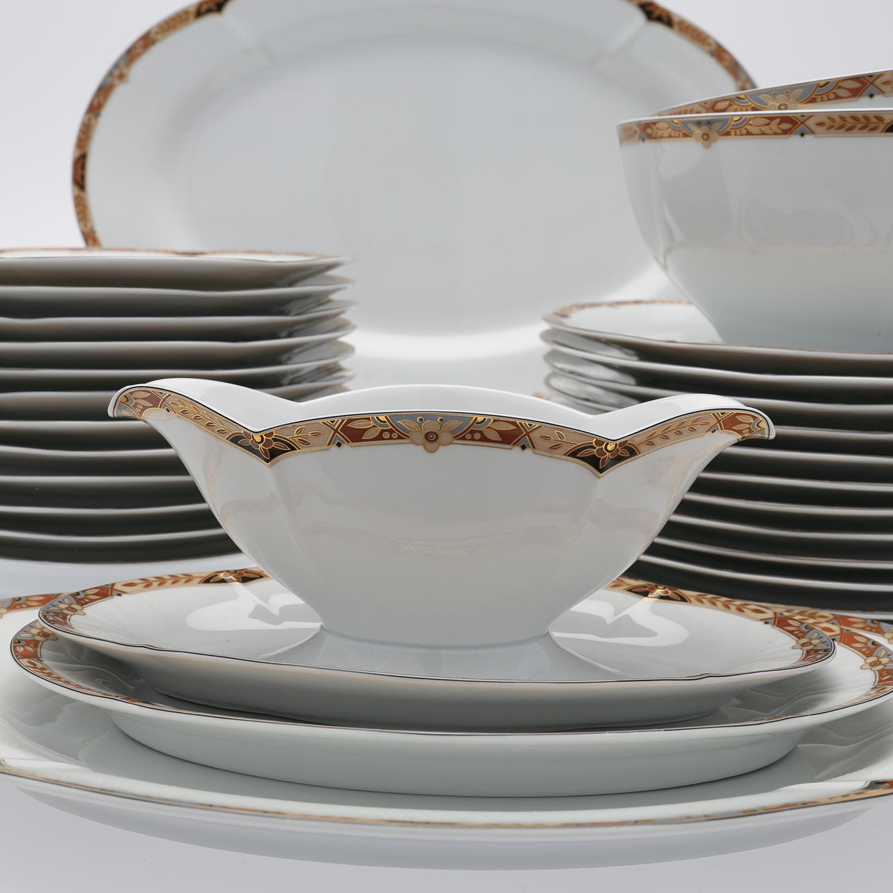 SERVISDELAR, 30 delar, Hackefors, 1900-tal.