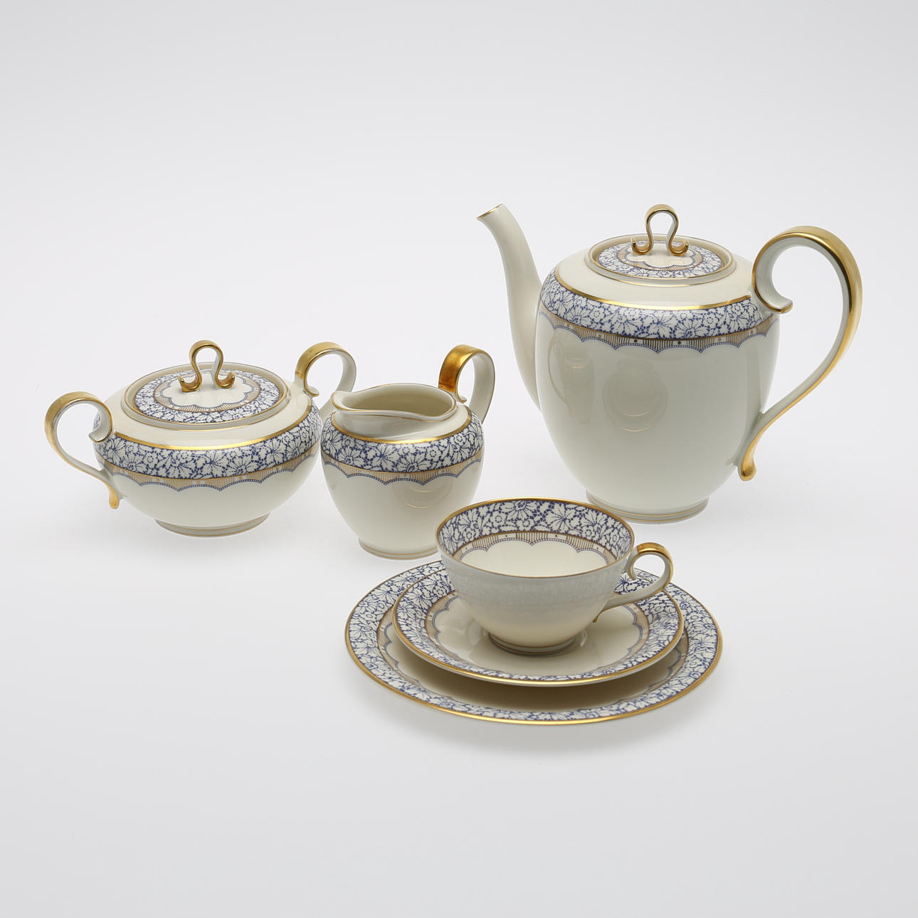 KAFFESERVIS, porslin, 50 delar, Krautheim, Tyskland.