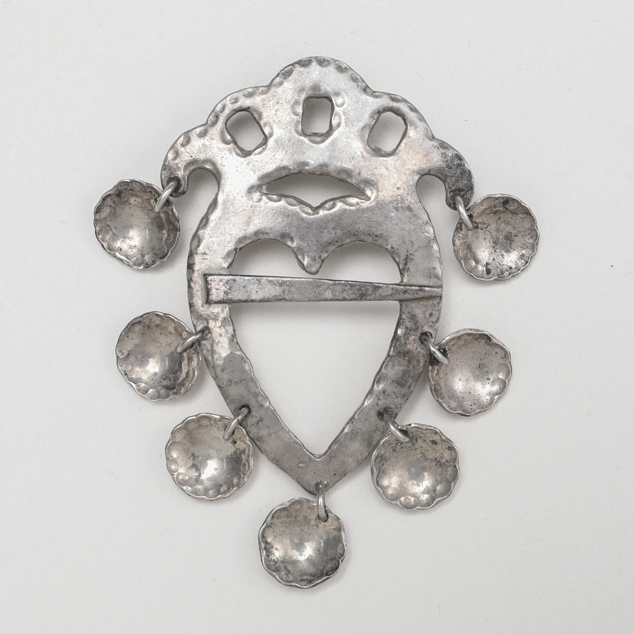 COSTUME BUCKLE, sterling silver, PWÖ,1980.