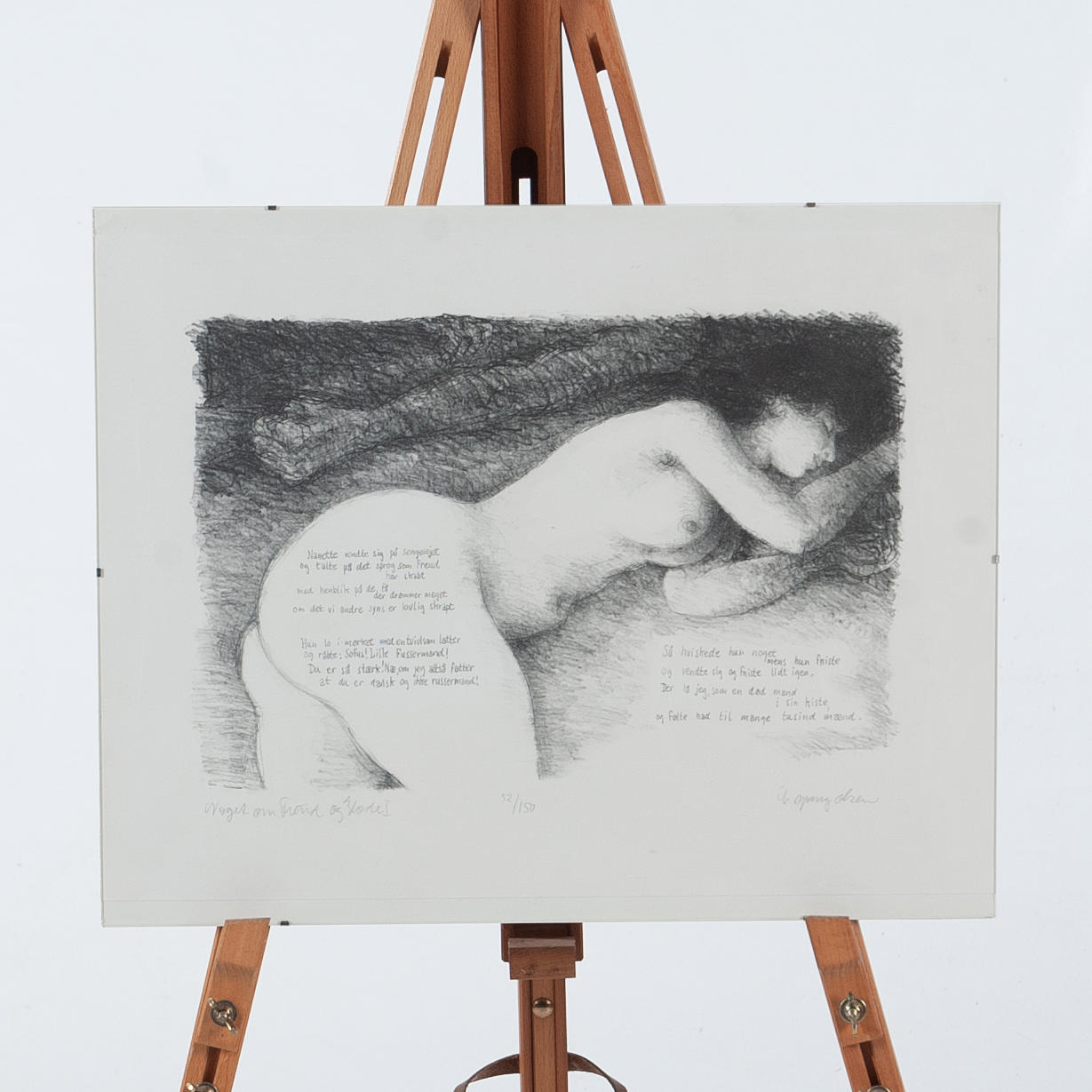 IB SPANG OLSEN. Lithograph signed, dated & numbered 52/150, Denmark.