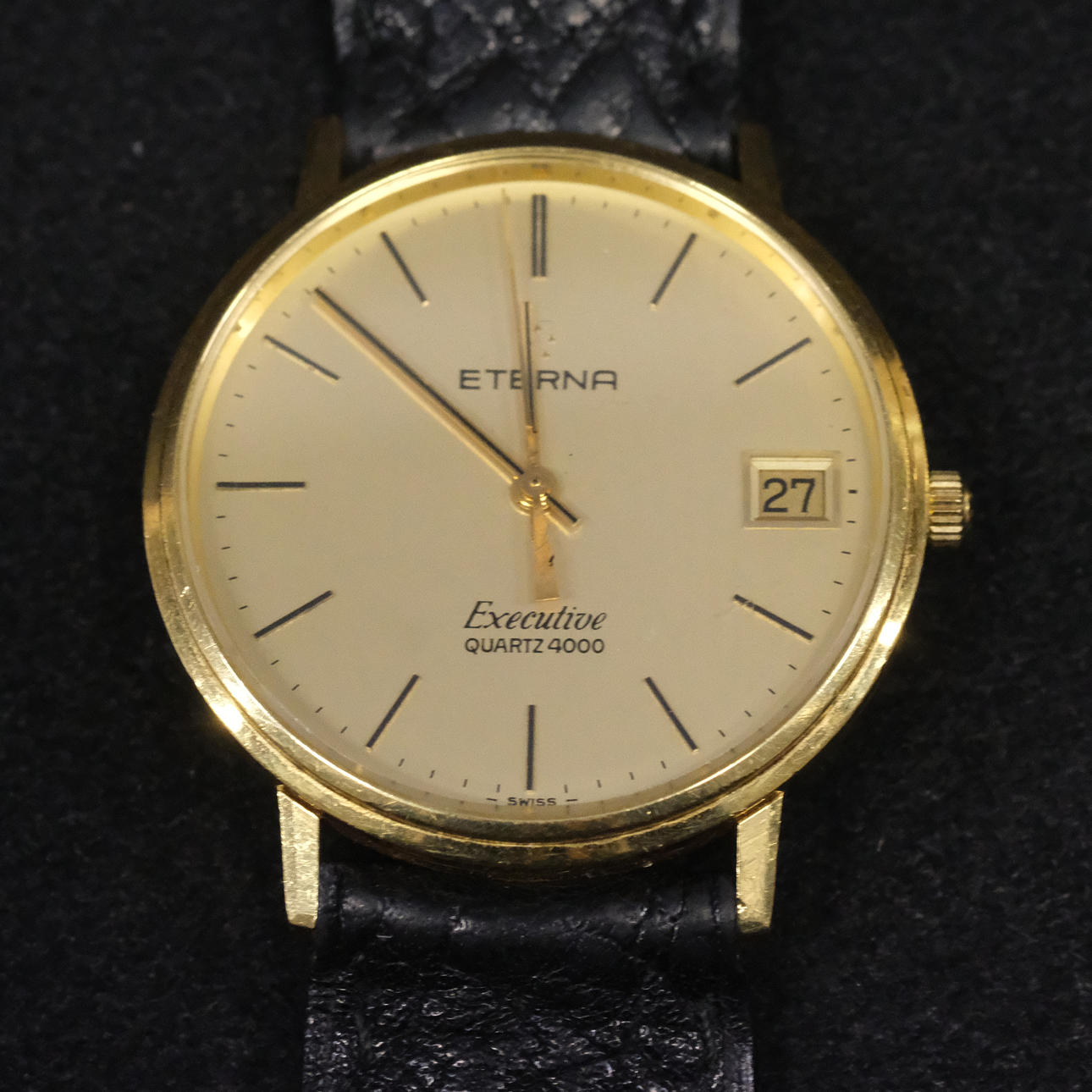 WRISTWATCH, EXECUTIVE, ETERNA, 18K GOLD.