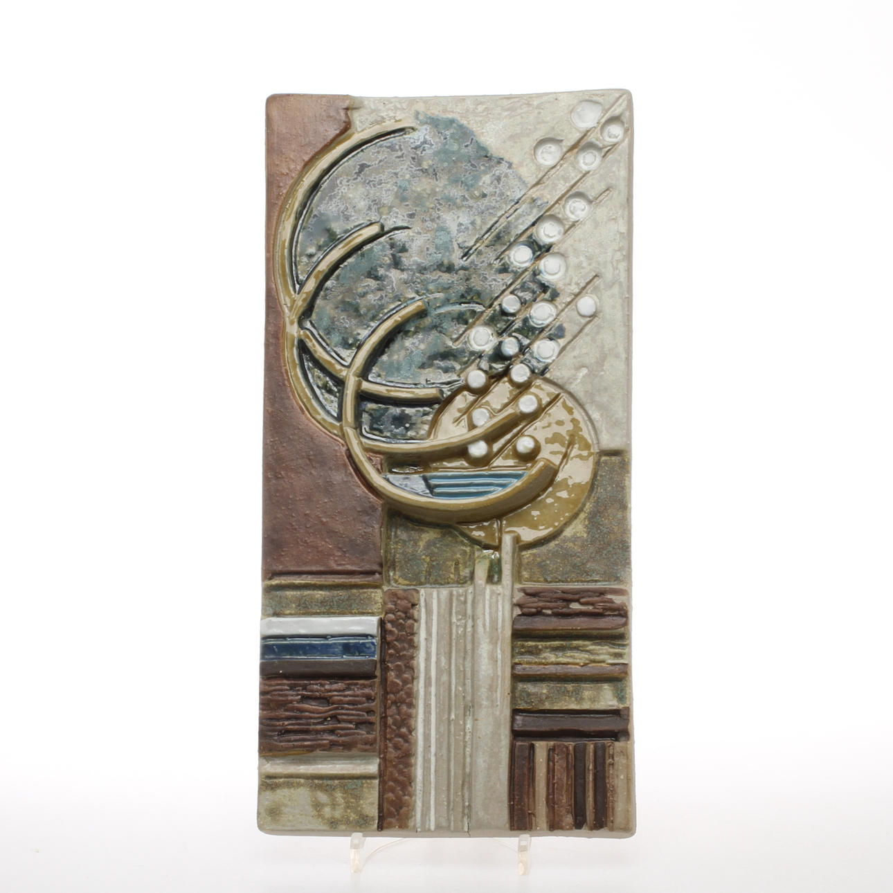 VÄGGRELIEF, stengods, Stig Carlsson, Jie, 1900-tal.