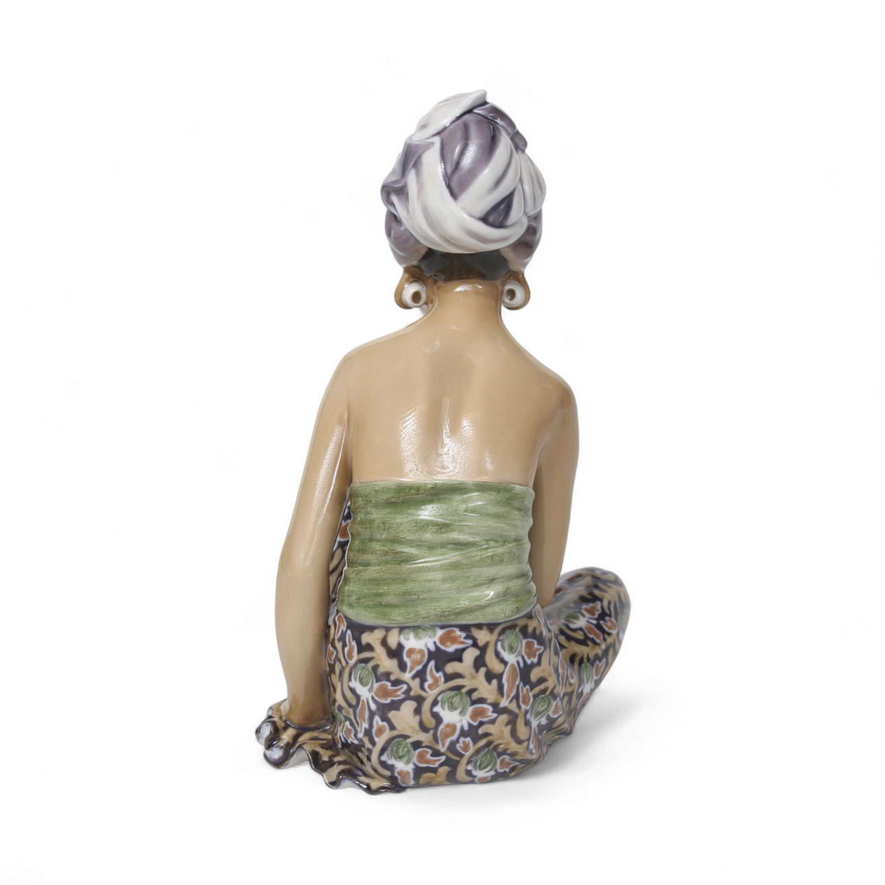 FIGURIN Porslin Dahl Jensen, modell nr 1136, Balikvinna. Keramik ...