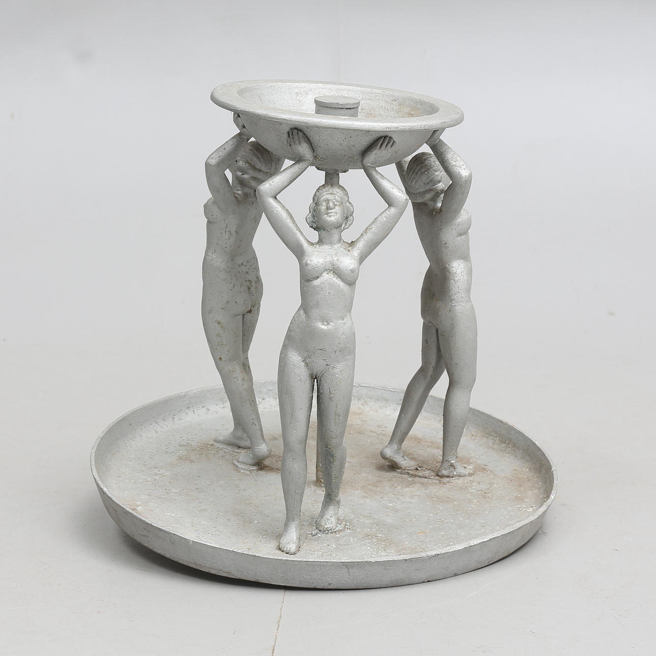 TRÄDGÅRDSFONTÄN, gjuten metall, 1900-tal.