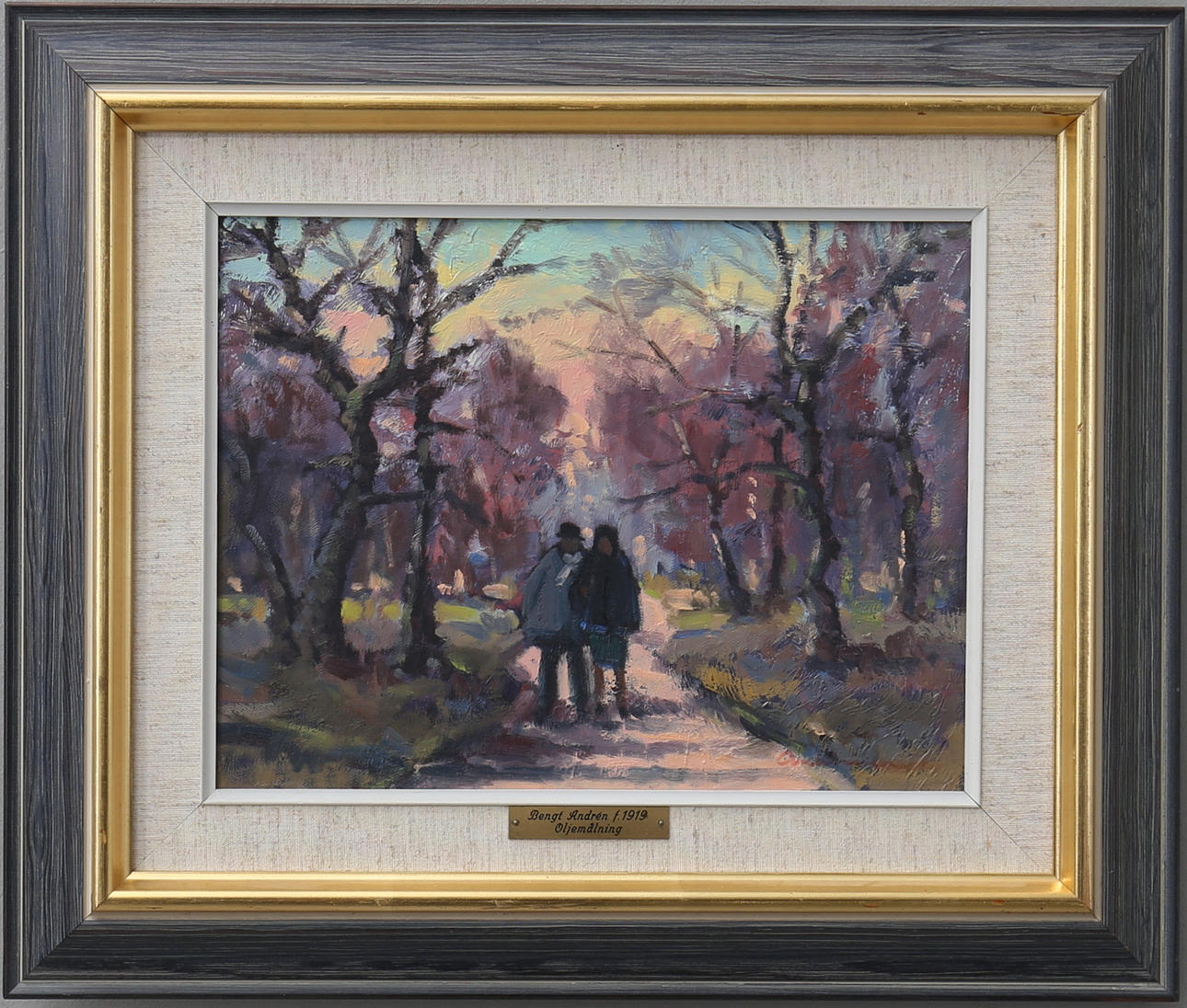 BENGT ANDRÉN. olja på duk.