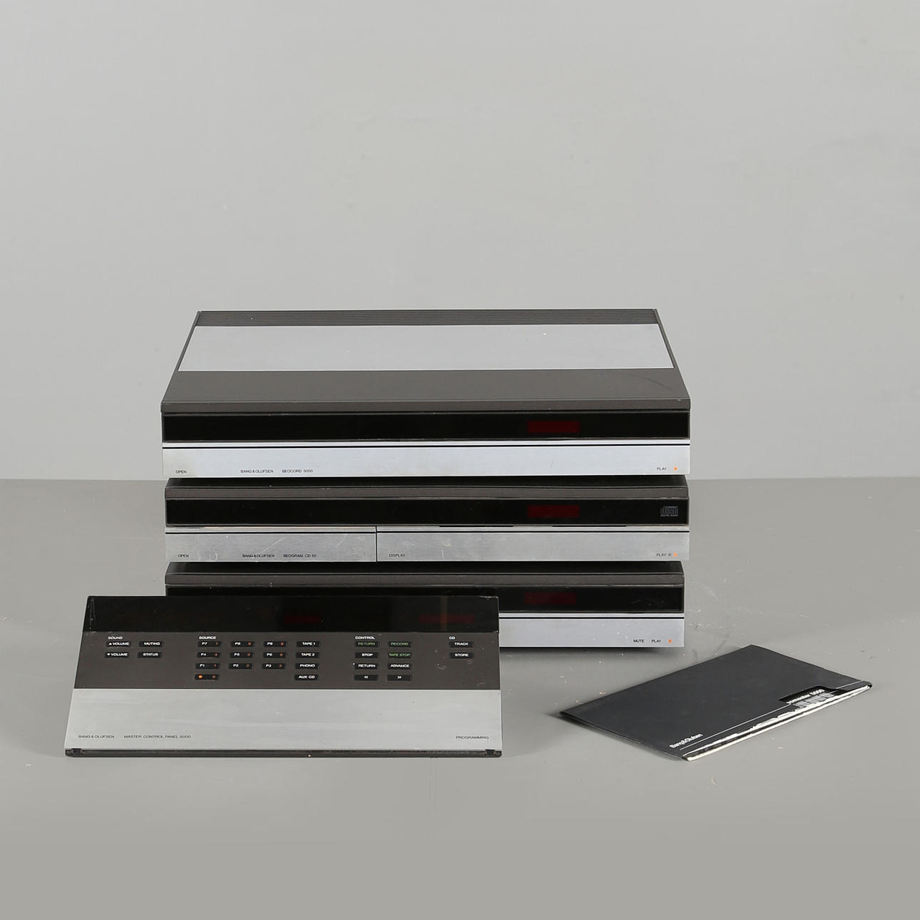 HIFIANLÄGGNING 4 delar 'Beosystem 5000' Bang & Olufsen.