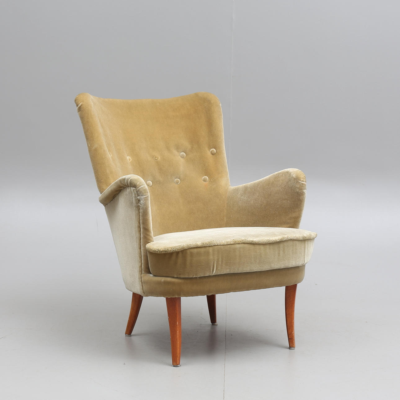 FÅTÖLJ, OPE MÖBLER, "Stora Furulid", Carl Malmsten, 1900-talets mitt.