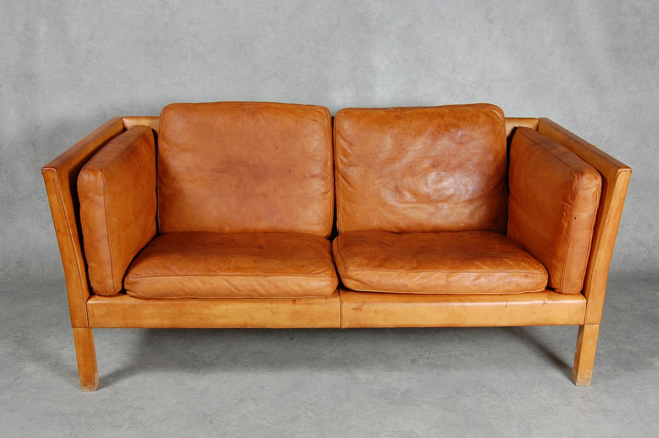 SOFFA, skinn, Danmark.