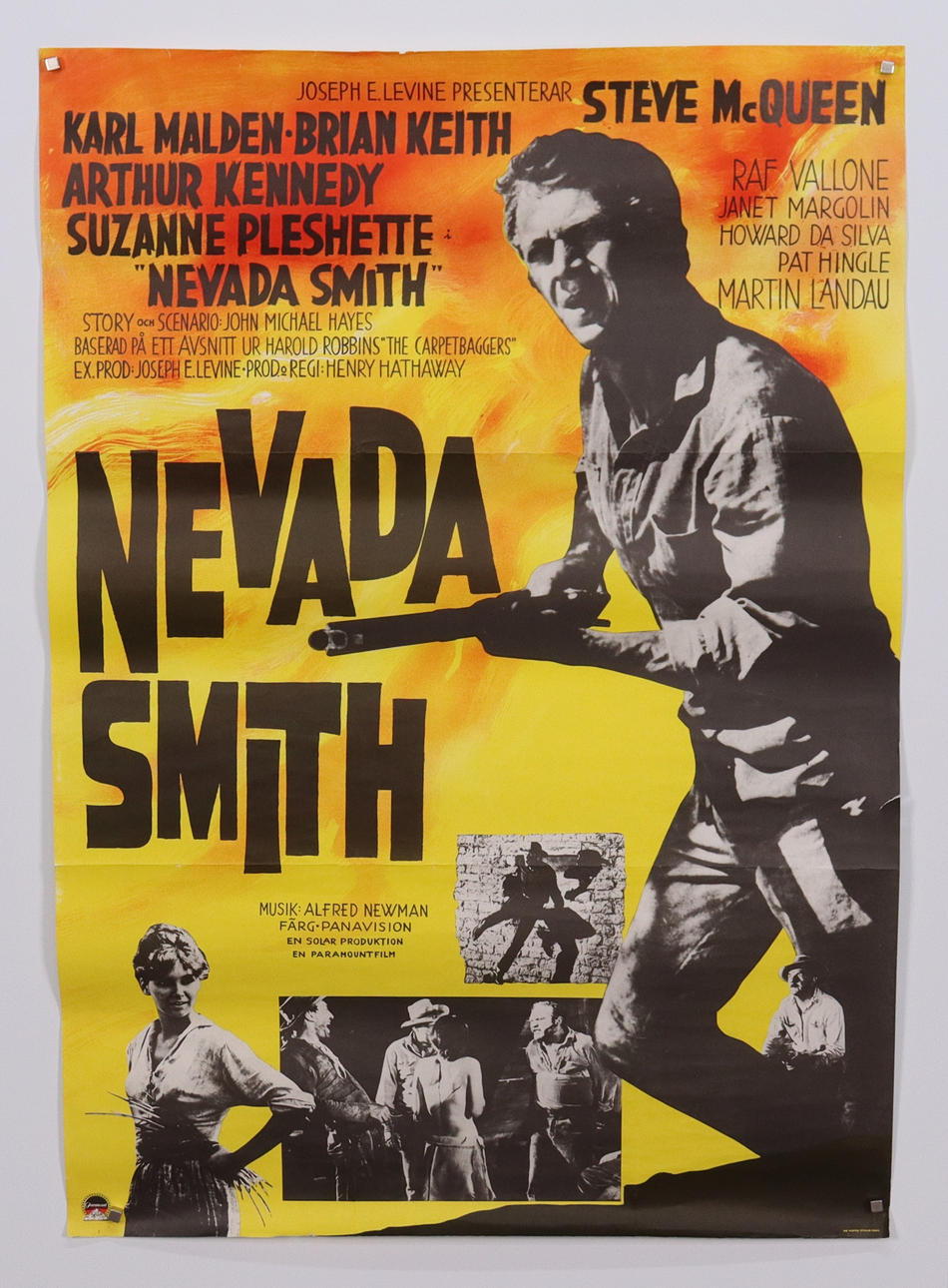 FILM POSTER, “Nevada Smith”, Steve McQueen, 1966.