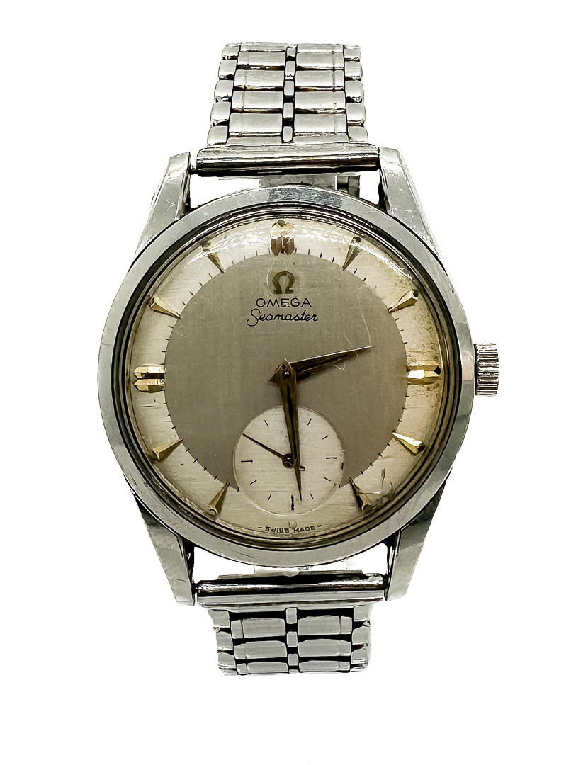 A wristwatch, Omega Seamaster, 1950s.