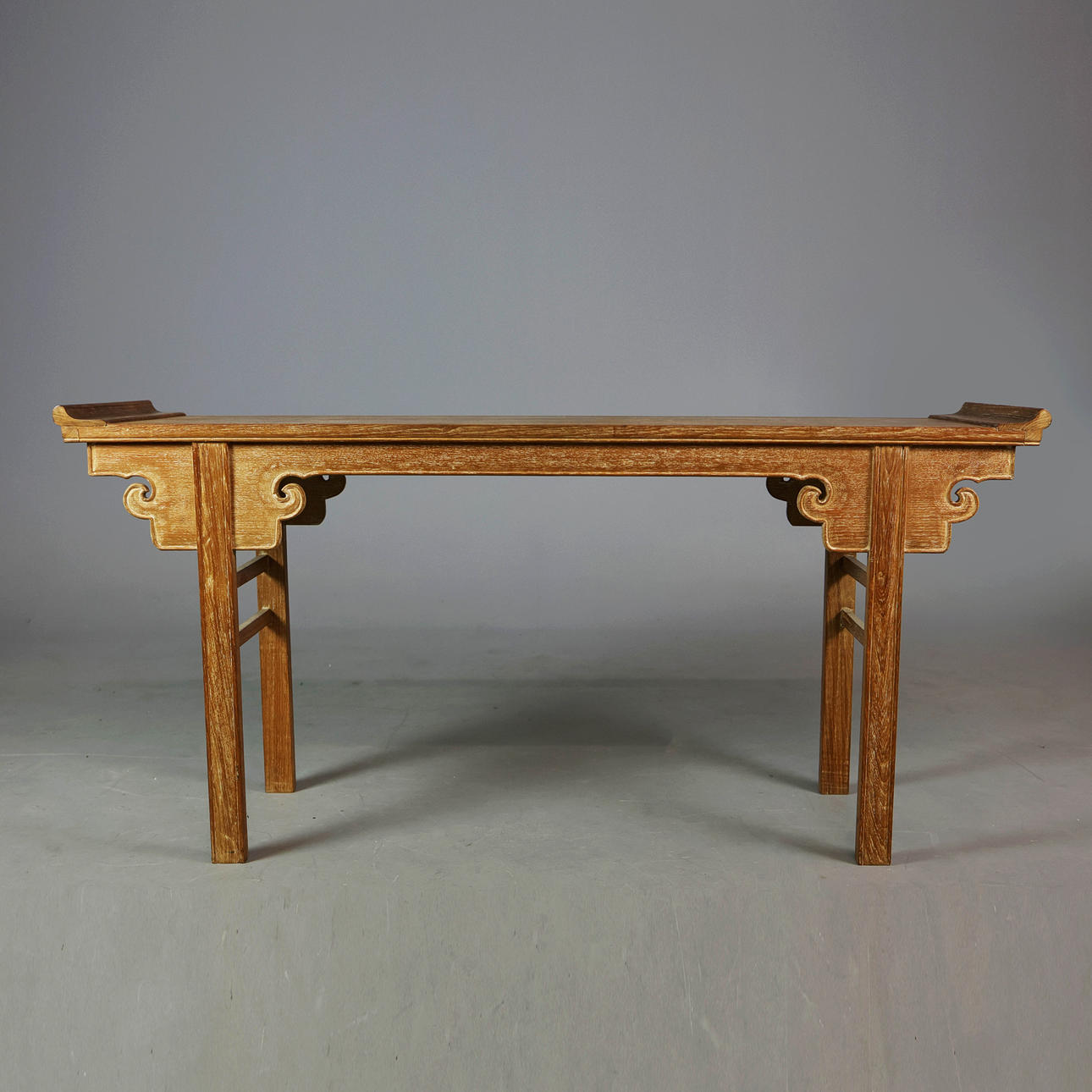 CHINESE LIMED ELM SCRIBES TABLE. Furniture - Tables - Auctionet