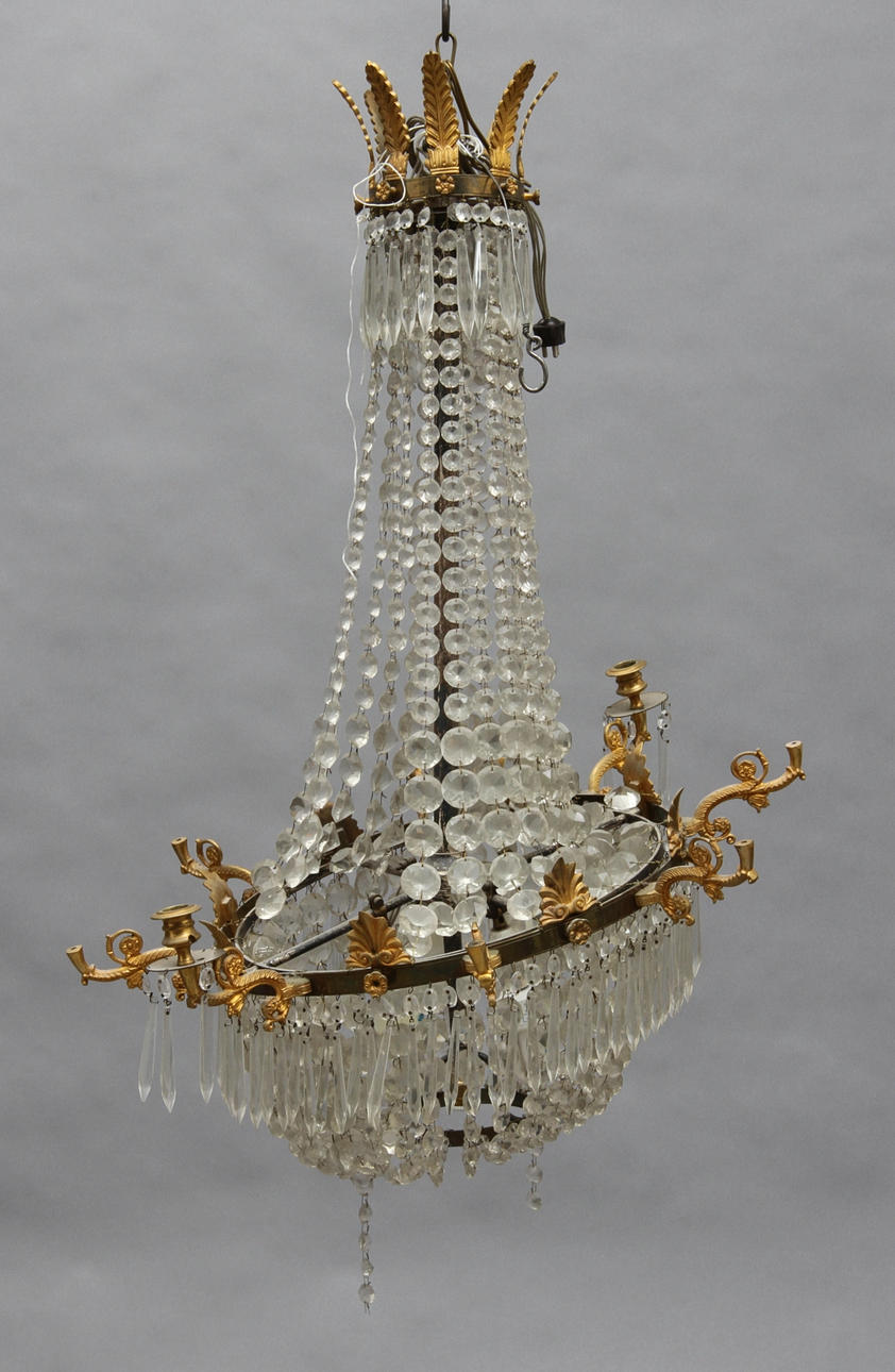 LJUSKRONA, empirestil, höjd 95 cm.