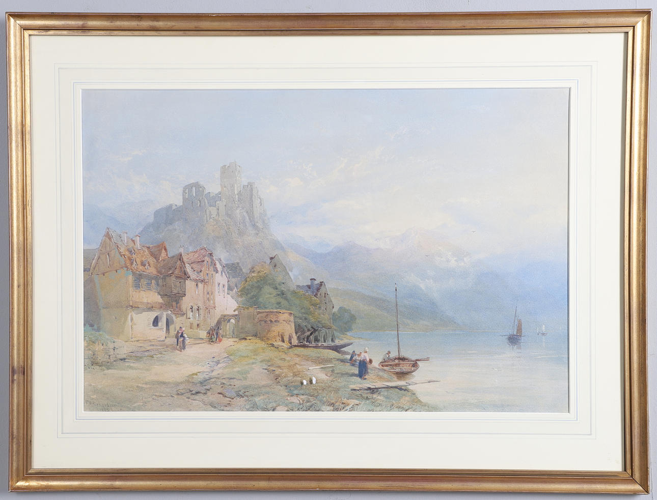 THOMAS MILES RICHARDSON JNR (1813-1890). BEILSTEIN ON THE MOSEL.