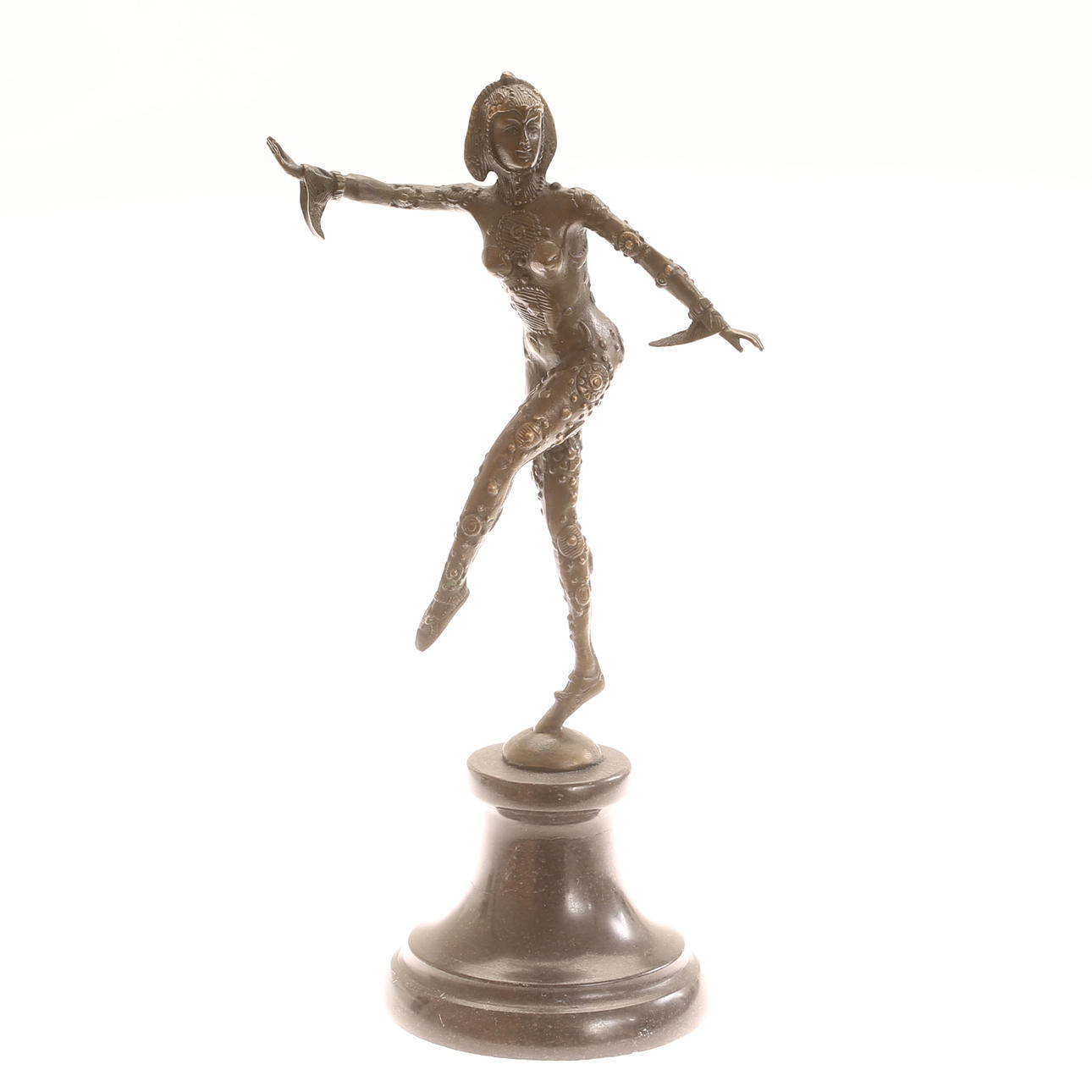 DEMETRE CHIPARUS. After, sculpture, signed. Art - Sculptures & Bronzes ...
