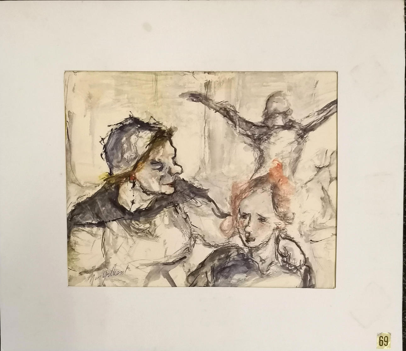 JIM GILBERT WATERCOLOUR.