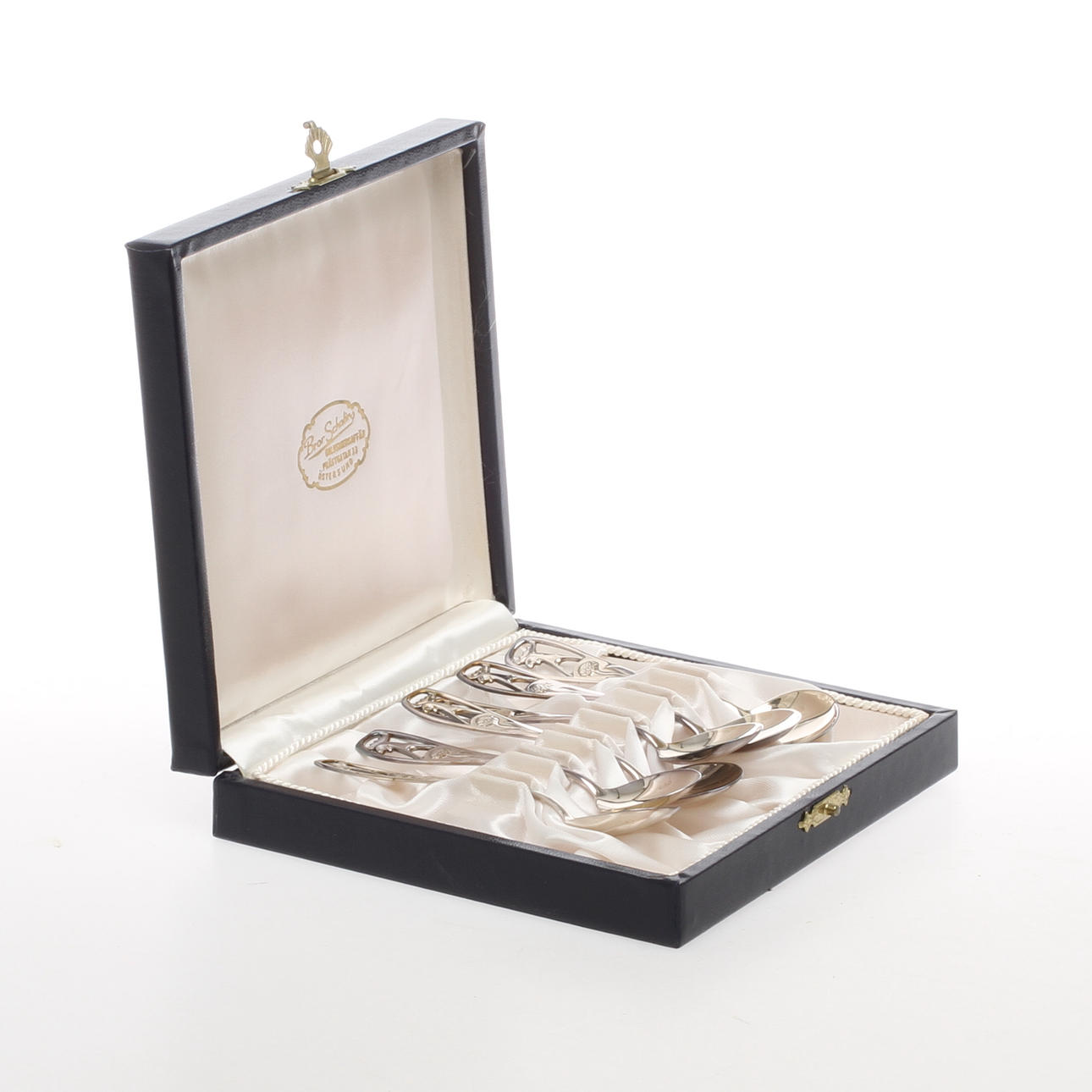 MOCCASKEDAR, 6 st, silver, Bror Schalin, Östersund, 1964.