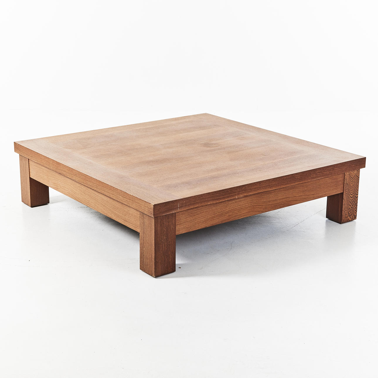 CHRISTIAN LIAIGRE, “Charpentier” coffee table, 1990, veneered.