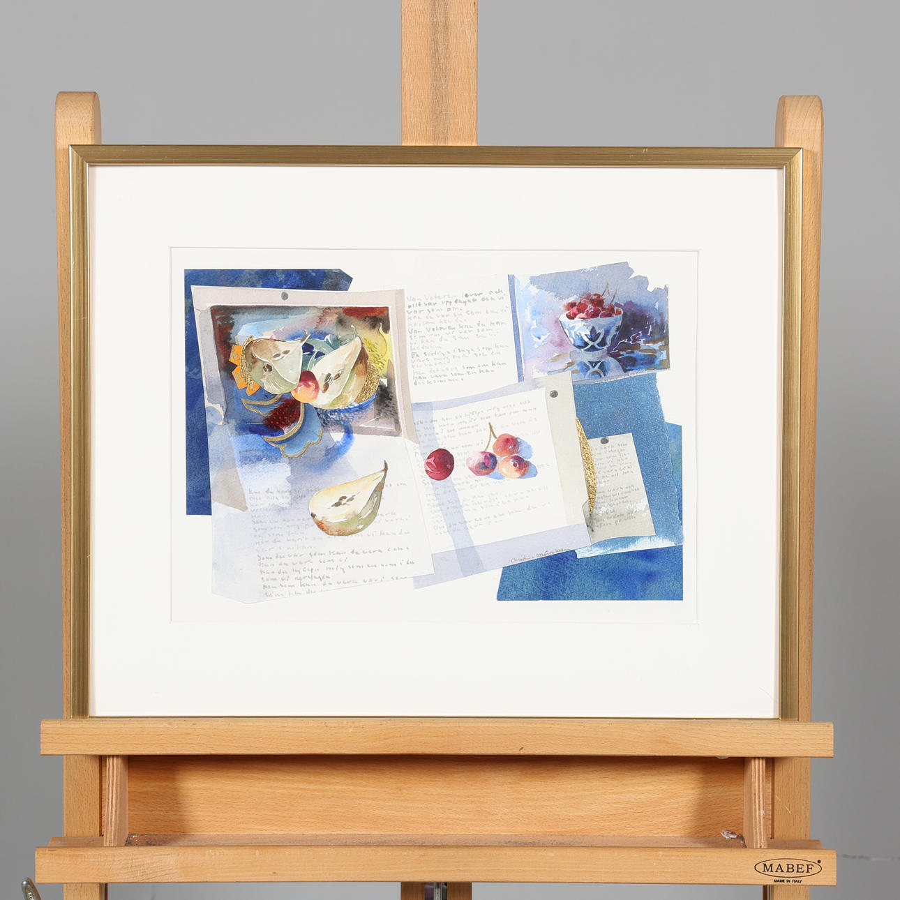 CHRISTINA MÖRNHOLM. COMPOSITION, watercolour, signed.