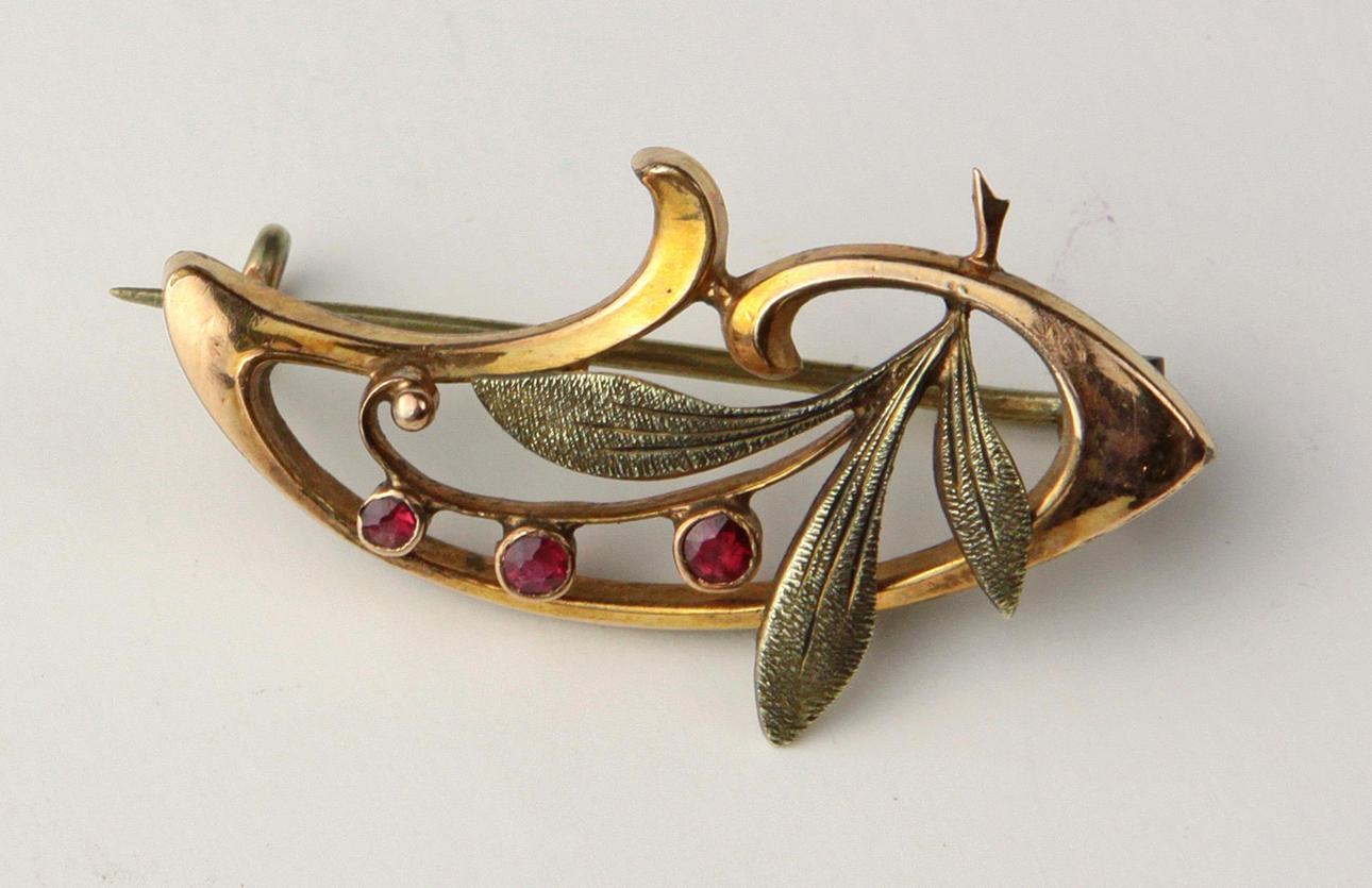 BROSCH, Art Nouveau omkring 1900.