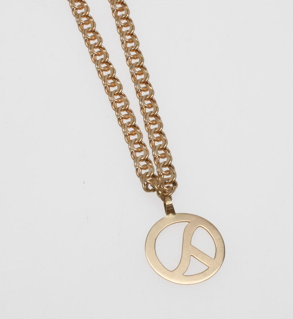 HALSBAND BISMARCK MED HÄNGE, 18k guld, vikt ca 25 gr.