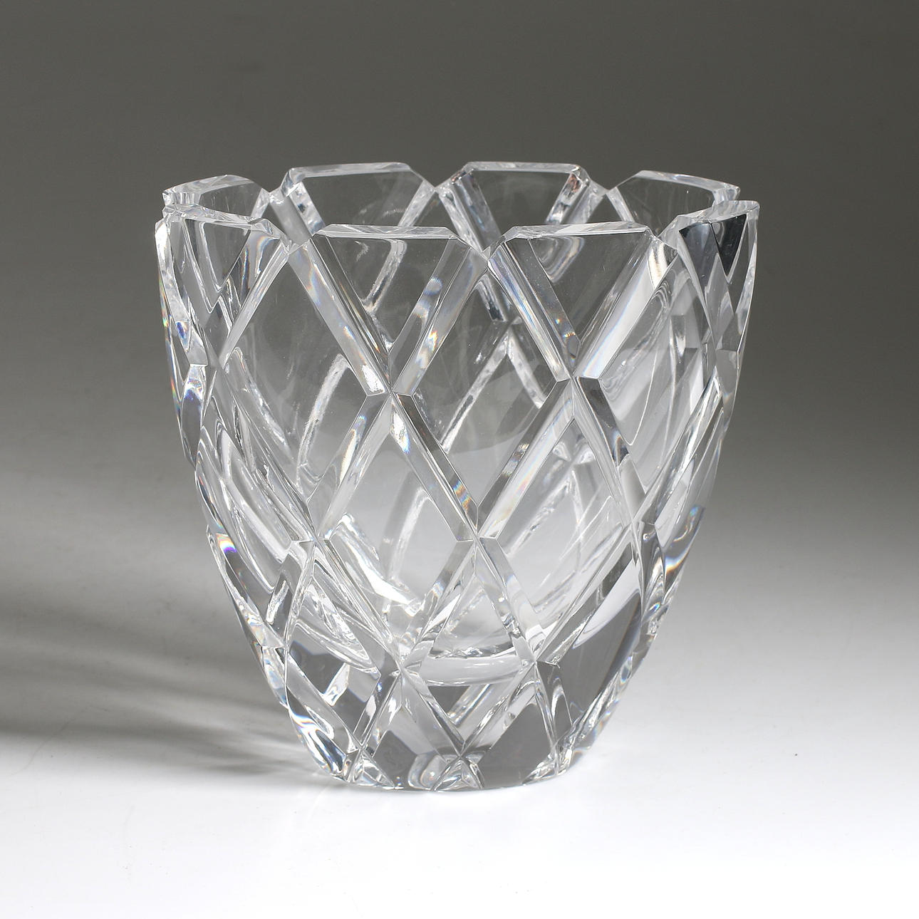 VAS, kristall, "Sofiero", Gunnar Cyrén, signerad, Orrefors.