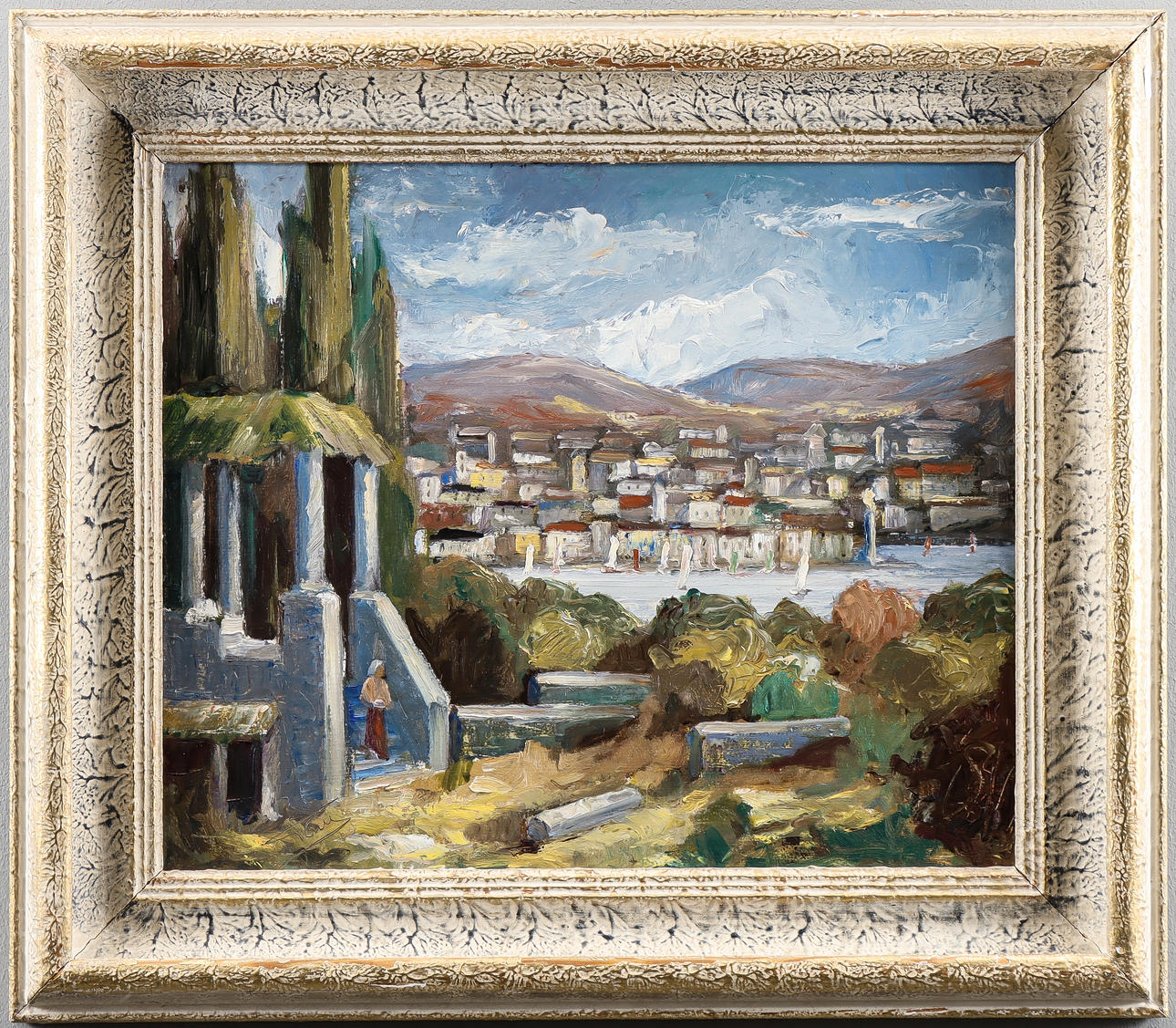 UNIDENTIFIED ARTIST oil on panel, signed. Art - Paintings - Auctionet