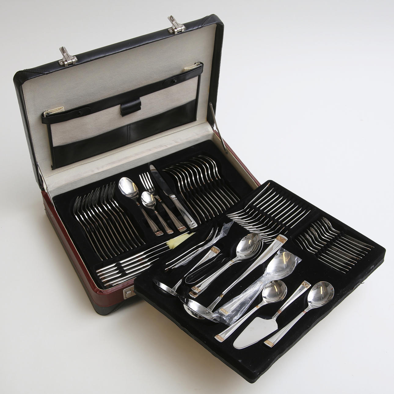 Valise De Créateur Bachmayer Solingen BM S.L.G. Cuir - Occasion