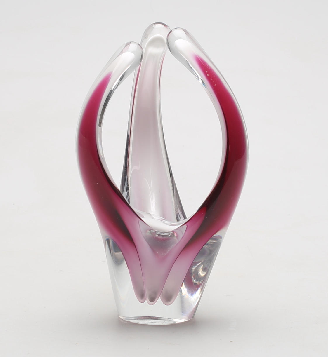 VAS, glas, "Coquille", Paul Kedelv, Flygsfors, signerad.