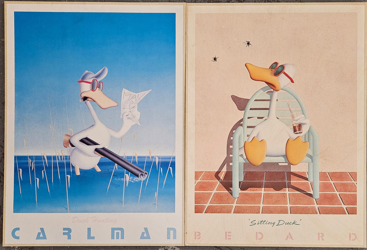 MICHAEL BEDARD/CARLMAN. Prints, 2 pcs. Art - Engravings & Prints