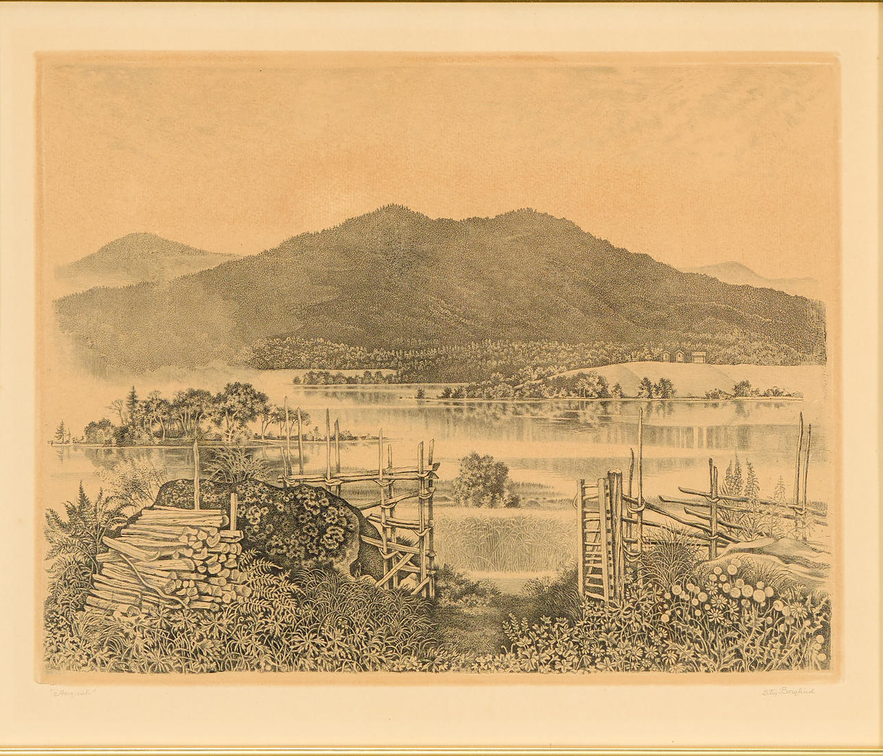 STIG BORGLIND. “August”, 1951.