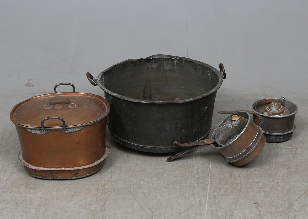 KOPPARBUNKAR, 18-1900-tal.