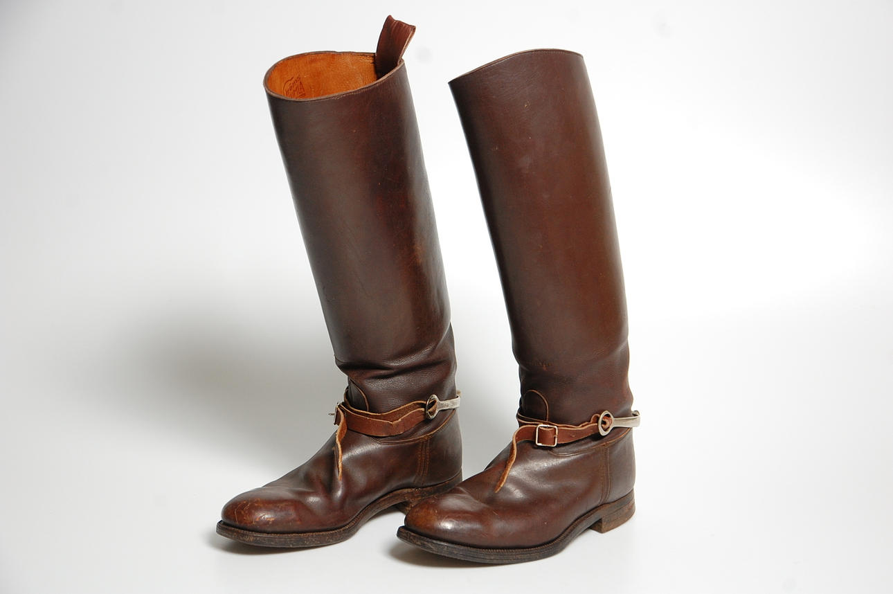 RIDSTÖVLAR , skinn Ströms Kumla.