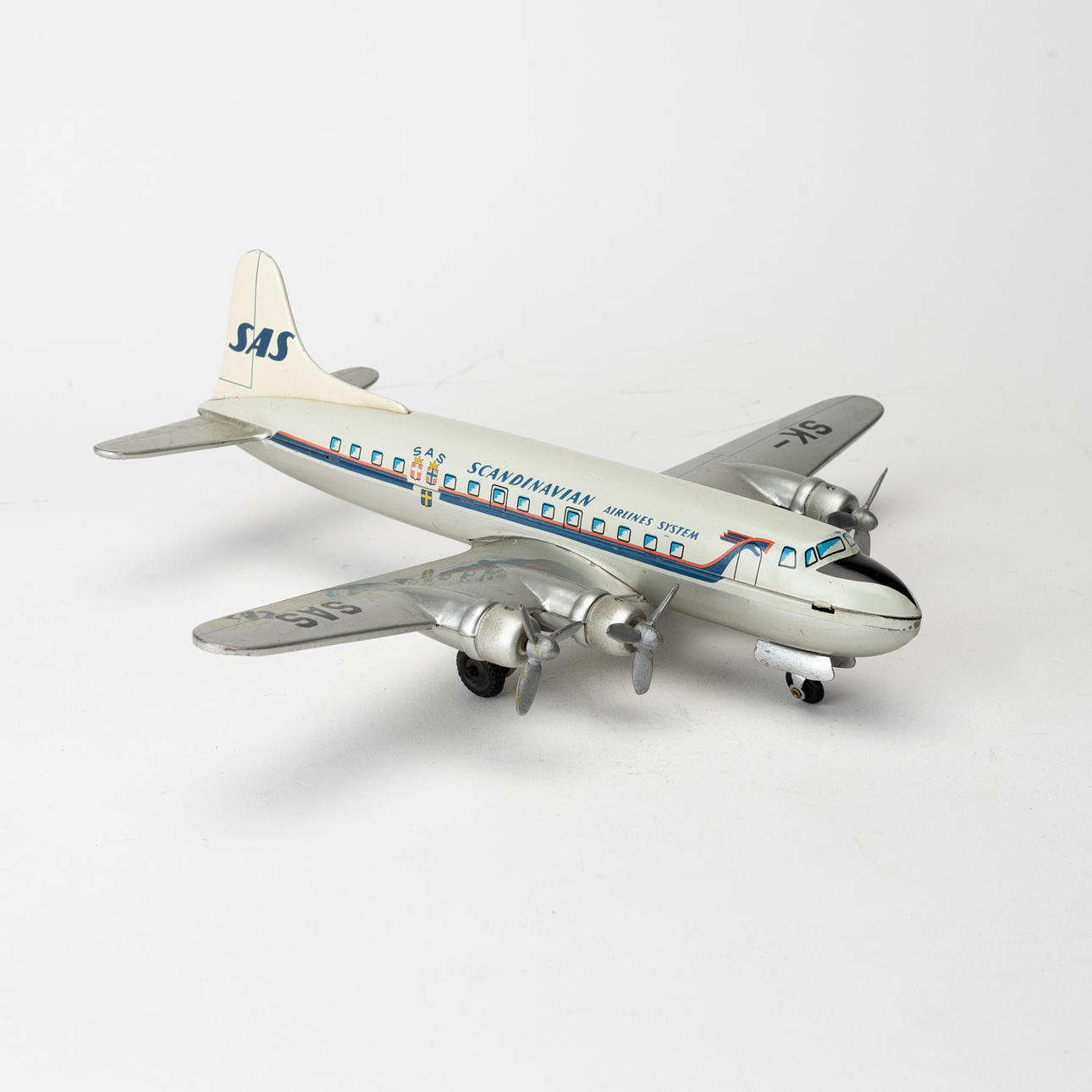 FLYGPLAN, litograferad plåt, SAS, Arnold, Tyskland, 1900-talets mitt ...