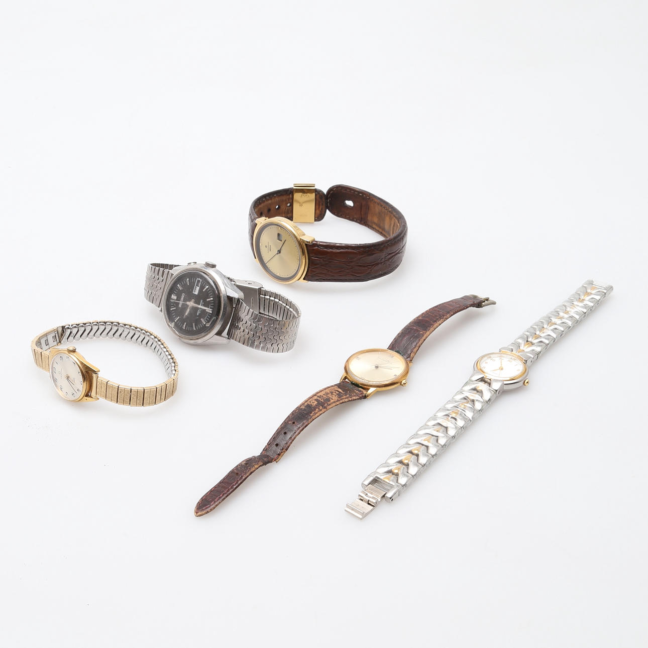 ARMBANDSUR, 5 st, bl a Junghans Mega.