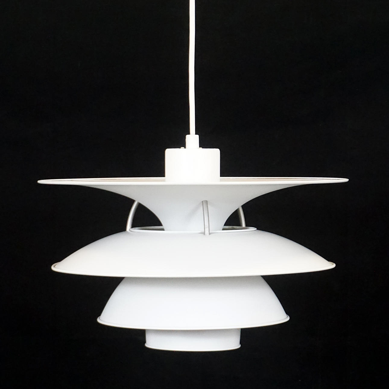 POUL HENNINGSEN. A ceiling lamp, PH 5-4½, “Charlottenborg”, metal ...