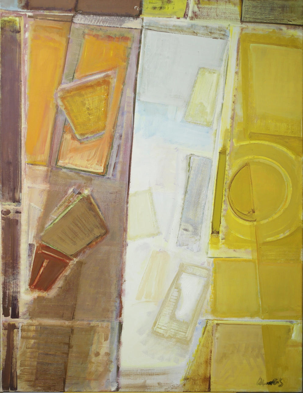 BRUNO MERBITZ, PROF. (1918 BERLIN 1997). abstrakt sammansättning.