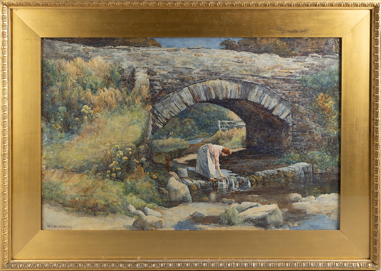 WILLIAM HENRY WILKINSON (1856-1934), Watercolour.