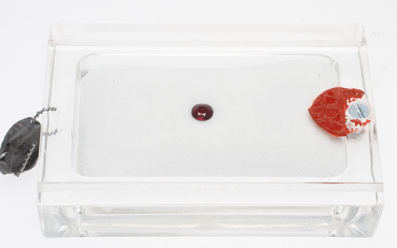 RUBIN, röd, 0,88ct.