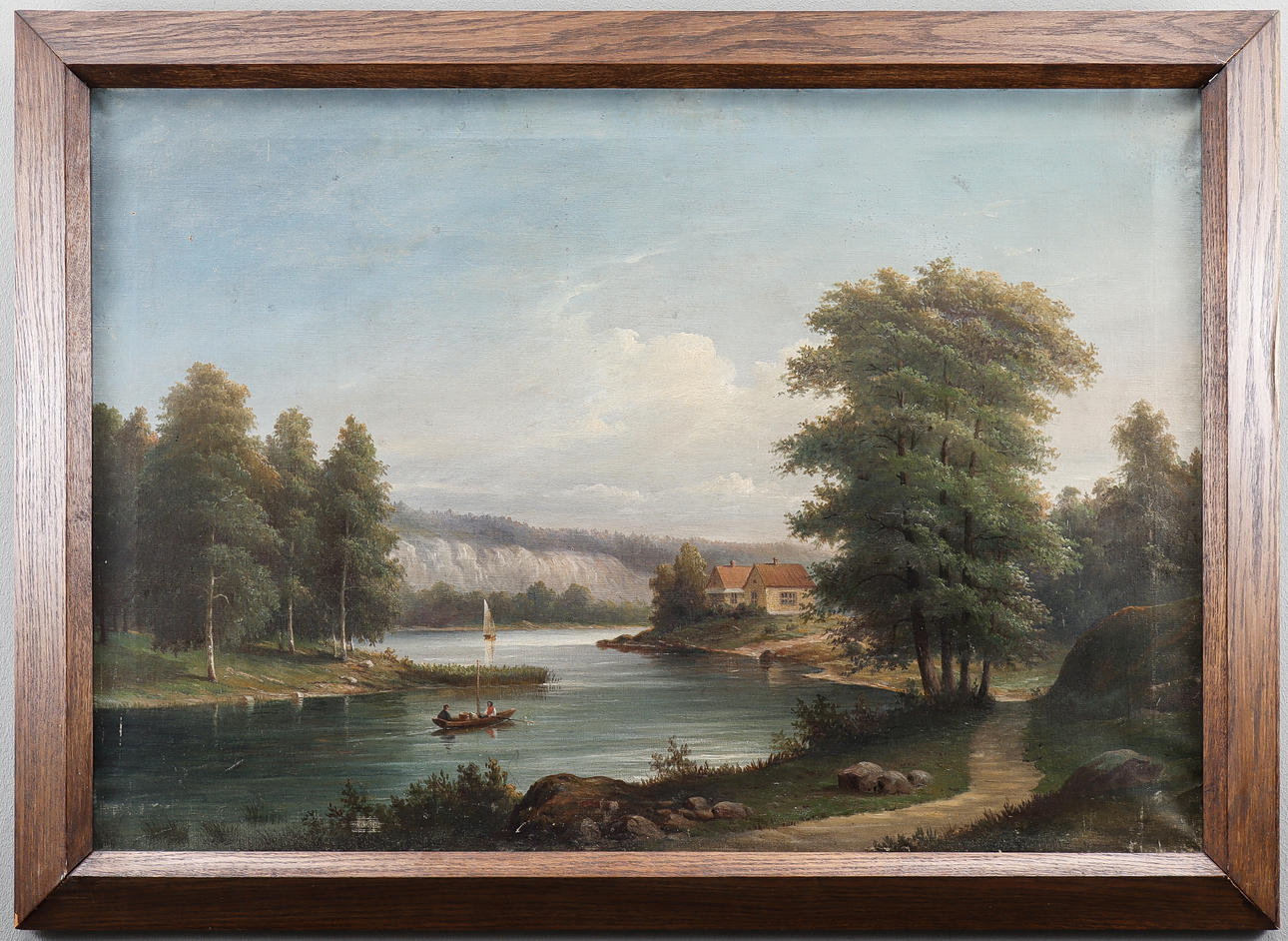 UNKNOWN ARTIST oil on canvas. Art - Paintings - Auctionet