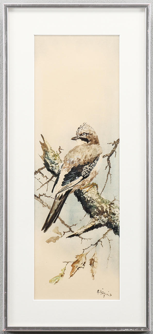 ARNE LIDQVIST. Watercolour, signed.