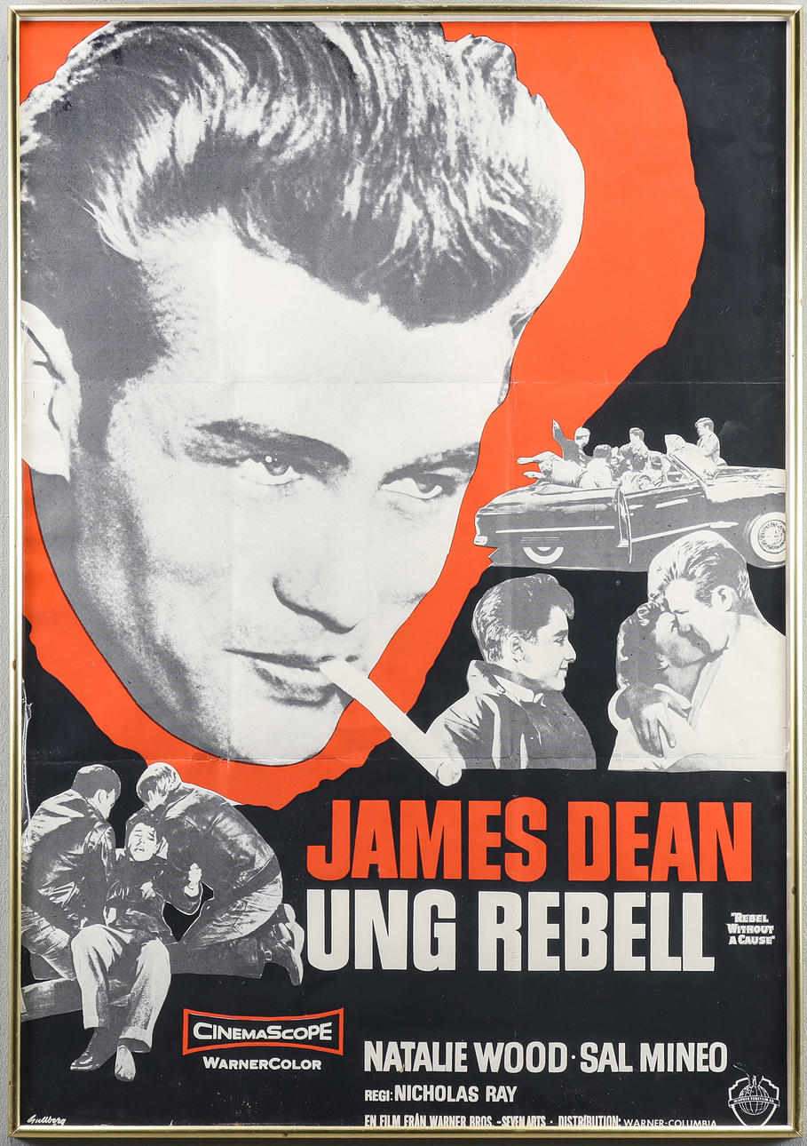 MOVIE POSTER James Dean “Young Rebel”.