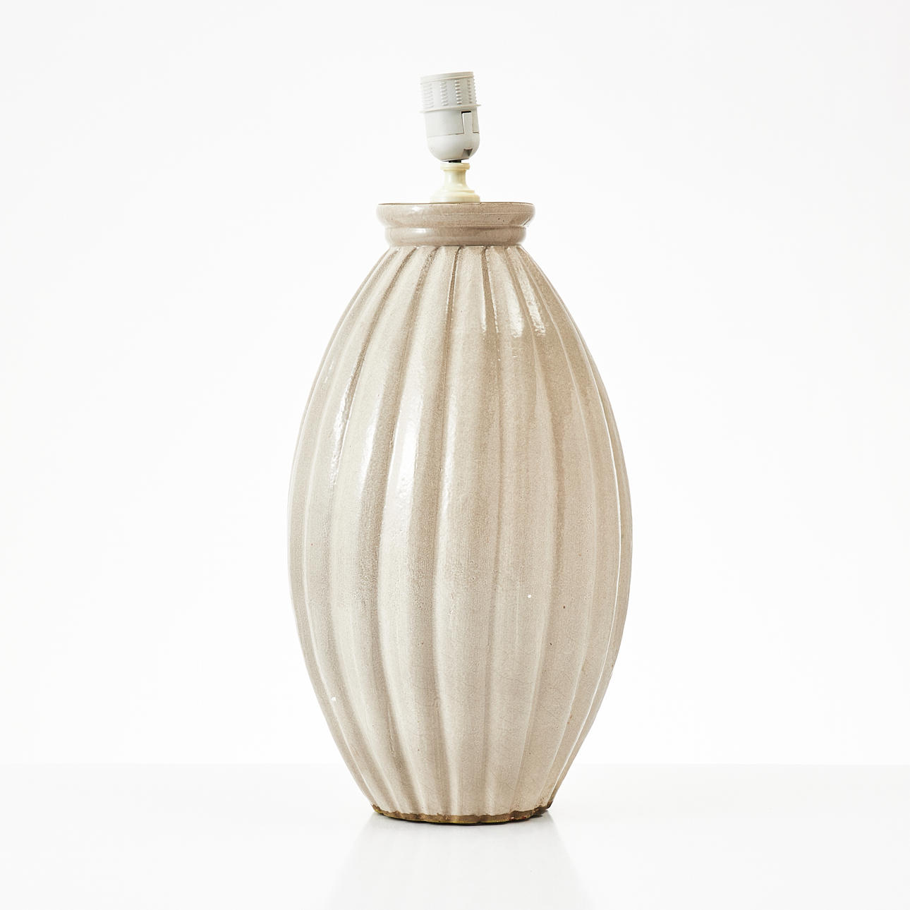 RAKUMBA LIGHTNING, Tischlampe, Australia, glasiertes Steingut.