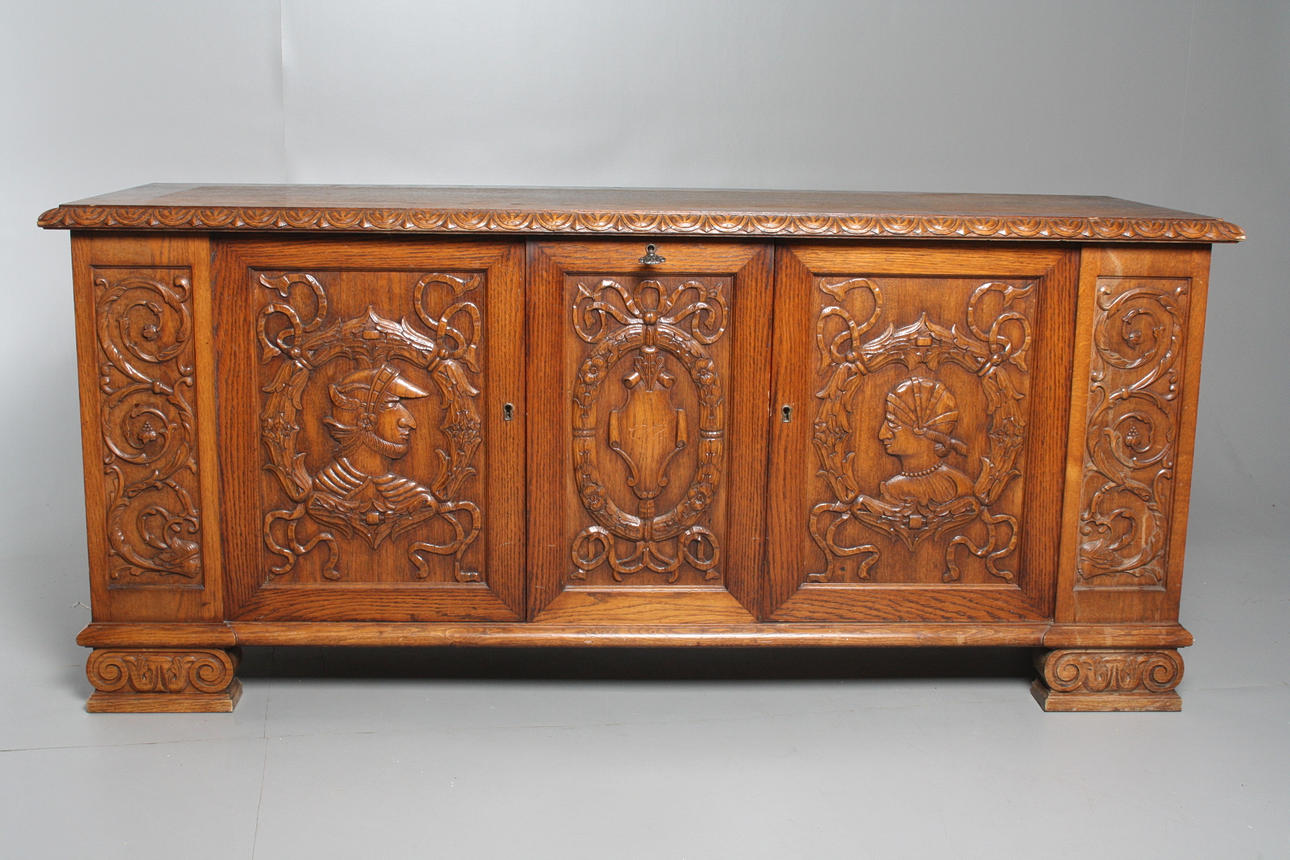 SKÄNK/BARSKÅP, barock stil, 1900-tal.