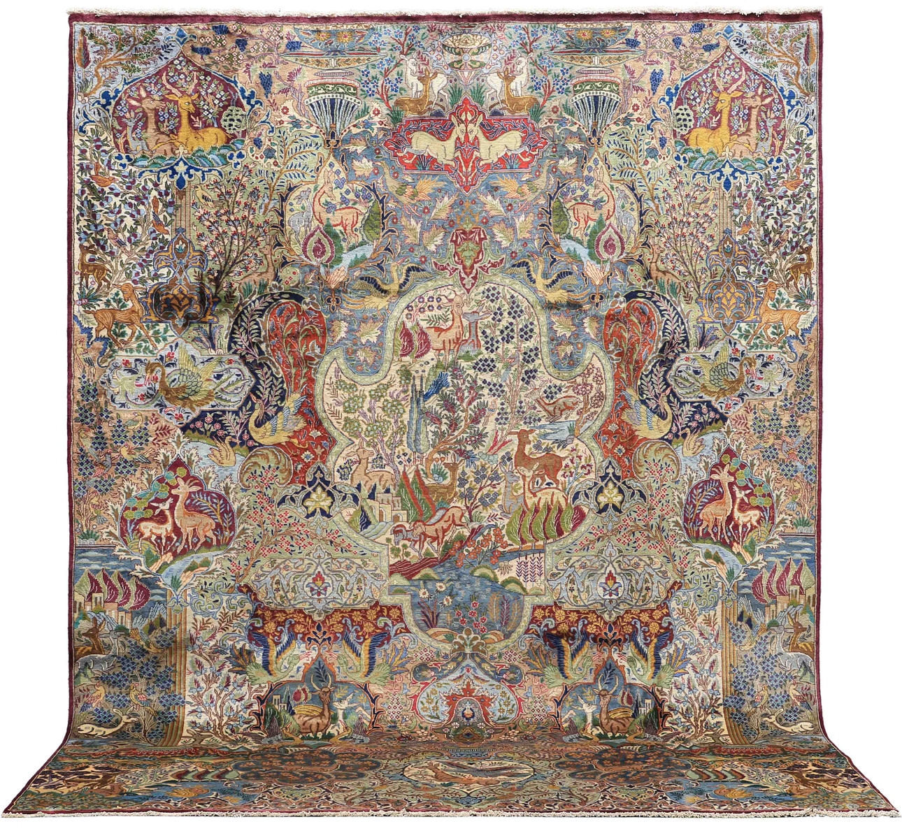 MATTA, persisk, figural, Kashmar, (fine), 385 x 290 cm.