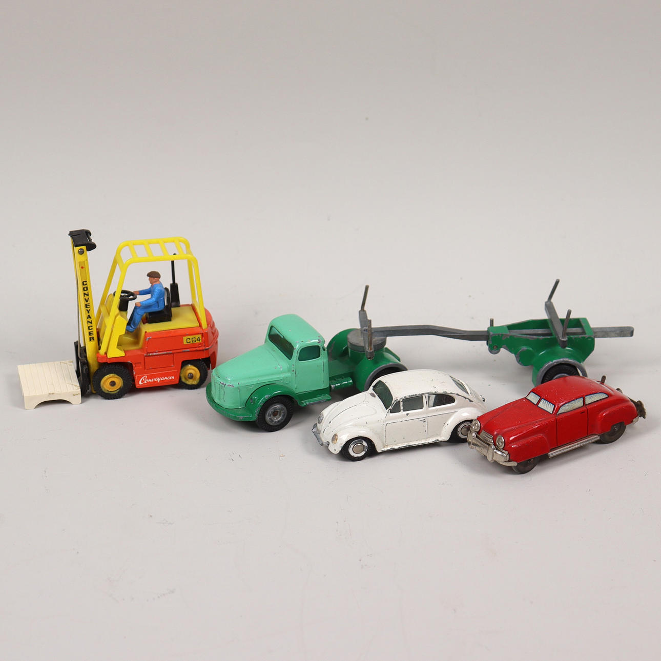 LEGETØJSBILER, Dinky Legetøj, Tekno osv., 4stk.