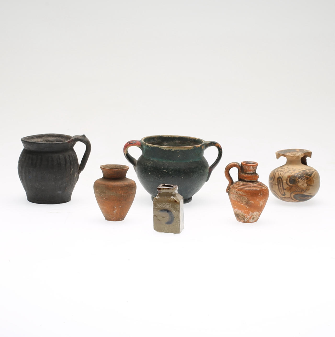 KANNOR OCH KÄRL, 6 delar, bl a sannolikt Grekland, antika.