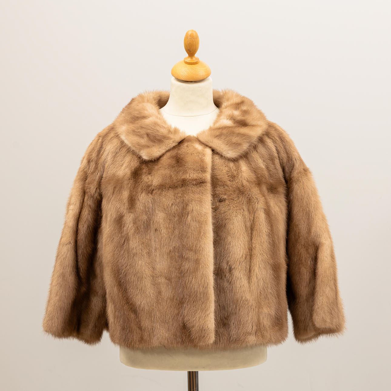 A fur bolero, light mink, 1950s.
