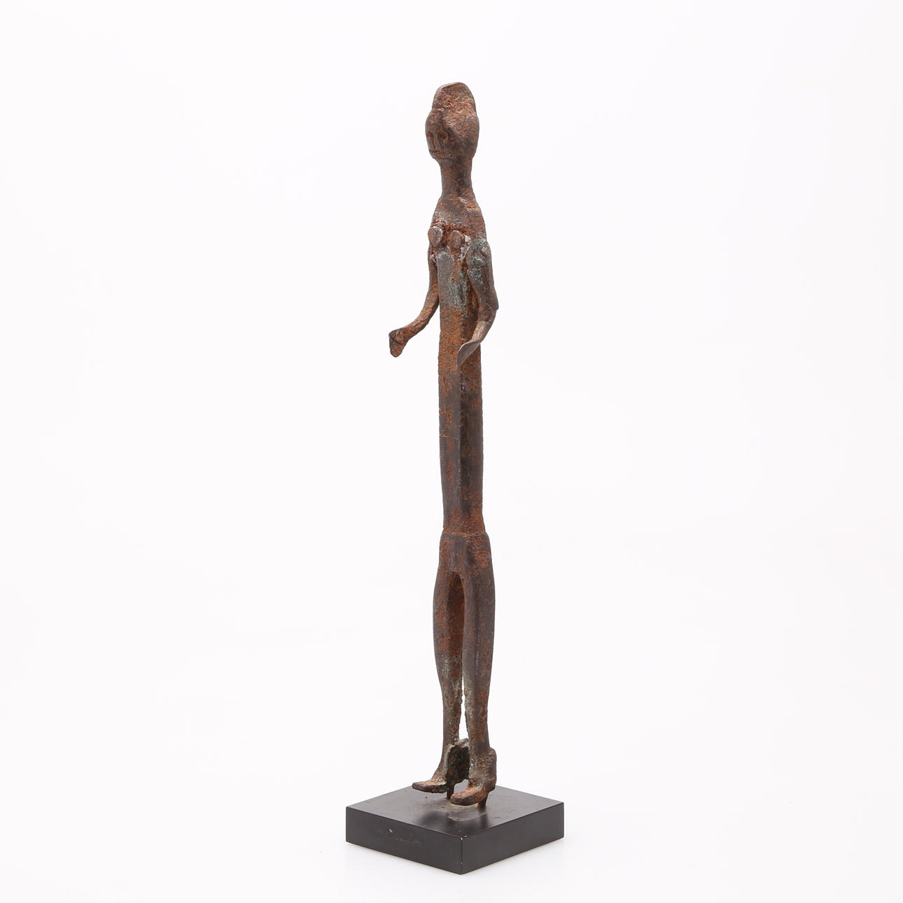 SKULPTUR, järn, Bamana, Mali omkring 1900.