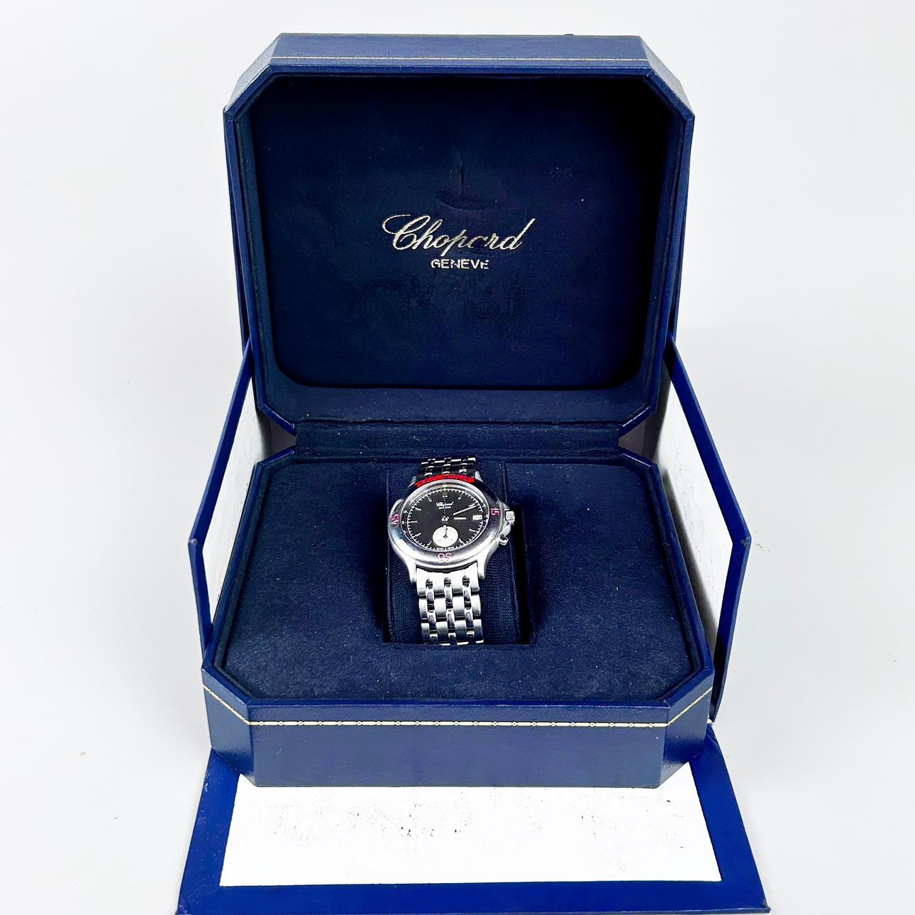 CHOPARD STEEL WATCH.