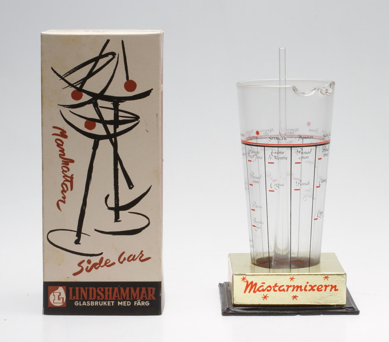 MIXER, glas, "Mästarmixern", Gunnar Ander, Lindshammar.